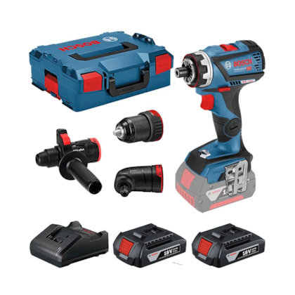 Furadeira/Parafusadeira 18V L-Boxx + Carregador + 2 Baterias GSR 18V-60 FC Bosch -9ce81e81-a3b1-4d3b-a68c-96f374b7e902