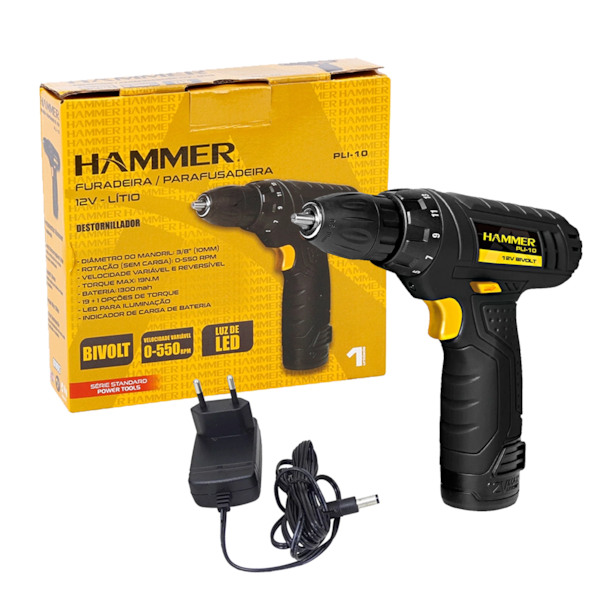 Furadeira Parafusadeira 3/8