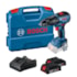 Furadeira Parafusadeira a Bateria 18v Brushless + 2 Baterias + Carregador + L-Case GSB 18V-50 Bosch