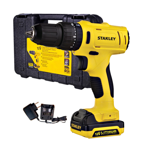 Furadeira Parafusadeira de Impacto 12V  3/8 Íon de Lítio Bivolt SCH121S1k Stanley-687f72d6-0fb8-42be-bac8-b556854a9d50