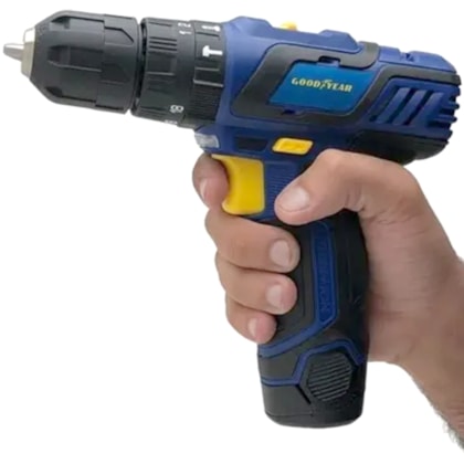 Furadeira parafusadeira de Impacto 3/8 Bateria 12V Com Maleta GYDC192003 Goodyear-654bb387-22af-44a0-9684-c3200fd08a6f