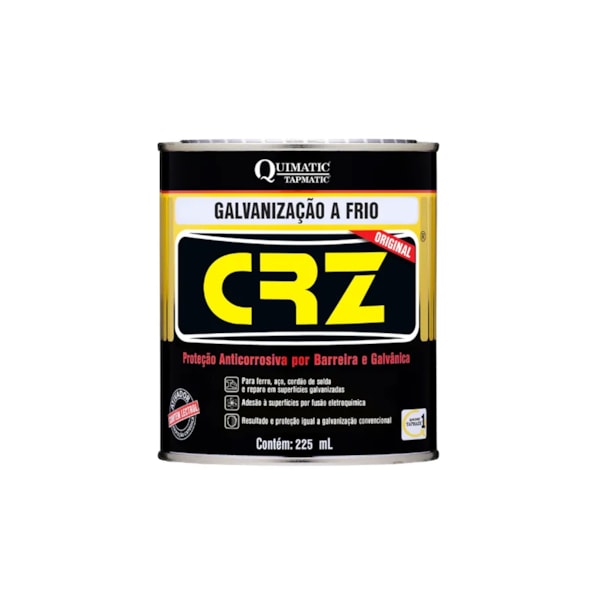 Galvanização A Frio 225ml  CRZ (Aplicar C/Pincel) DB1 Quimatic-31c86e77-fee1-49fd-a094-2d1eec4e7945