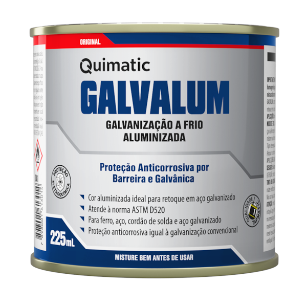 Galvanização a Frio GALVALUM 225ml Quimatic DA1-5075901c-fa21-401b-a718-d1f05e920e6a