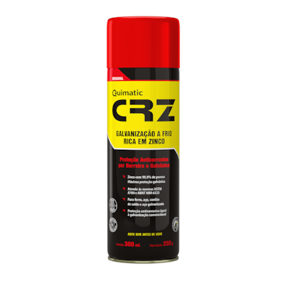 Galvanização a Frio Spray 300ml CRZ DM1 Quimatic
