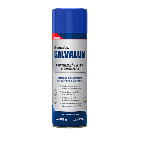 Galvanização Aluminizada a Frio Galvalum Spray 300ml Quimatic DN1-6c582f4b-dab6-45cd-9aa9-8577c2070327