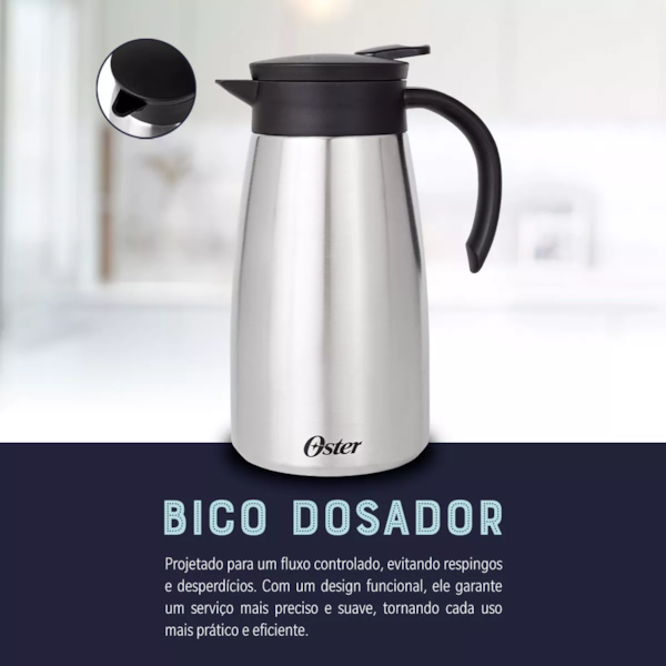 Garrafa Para Café e Chá Aço Inox 1L 146391.01 Oster -275457c7-dce8-4ad6-a69d-8331c5741059