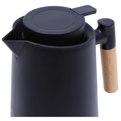 Garrafa Térmica 1L Preta Cabo Madeira 10050 Mimo Style-bb1d367d-24f6-423f-b68c-379b43faf73d