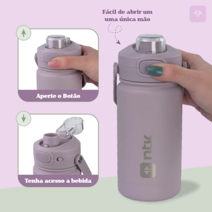 Garrafa Térmica 350ml Roxa Teen Nautika 301375-05becfaa-3166-41d6-ad88-700e934bba87