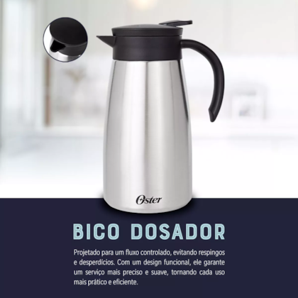 Garrafa Térmica Aço Inox 1L - 146391.01 Oster -6dde3f87-ebe7-4316-a2a1-10f49ea0d43d