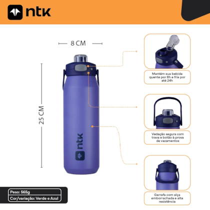 Garrafa Térmica Azul 1L Isomax Color 301353-AZAZ Nautika-def8b5f1-5b6d-477e-814a-90f23acbdefd