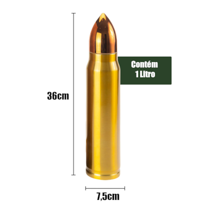 Garrafa Térmica Bullet TAG 1 Litro Trilha Camping 907072 Nautika-400328d4-32ae-4934-97d4-7f1be764d396