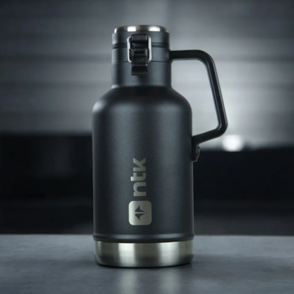 Garrafa Térmica Growler Inox com Isolamento a Vácuo 1,9L Preto 301360 Nautika-efaf66a2-18a3-48f9-9fcb-6f149c5135aa