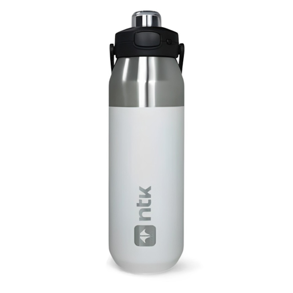 Garrafa Térmica Isomax 1L em Aço Inox Branco 301358-BC Nautika-79100901-0a8c-468c-b1b7-dd9a5709828f