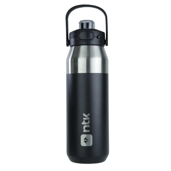 Garrafa Térmica Isomax 1L em Aço Inox Preto 301358-PR Nautika-c7b963db-7907-425b-a78d-a2063ef90741