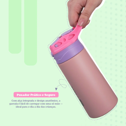 Garrafa Térmica Isomax 350ml Kids2 Rosa Nautika 301371-296bcafe-3982-4bd8-8f72-358af72bcbb1