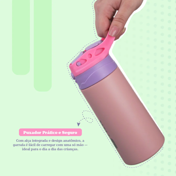 Garrafa Térmica Isomax 350ml Kids2 Rosa Nautika 301371-11b48a94-6fbb-4ae8-bf3f-546c02a6e9aa