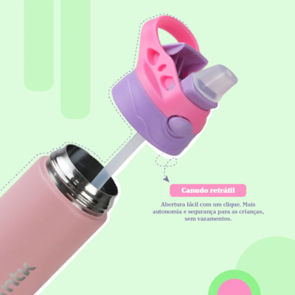 Garrafa Térmica Isomax 350ml Kids2 Rosa Nautika 301371-3024cb0e-7061-47be-b3c2-6769072c222e