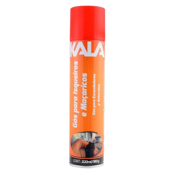 Gás para Isqueiro e Maçaricos 320ml/180g 270236 Kala-9f38ff53-e295-4dbf-9c83-ba99a4a375dd