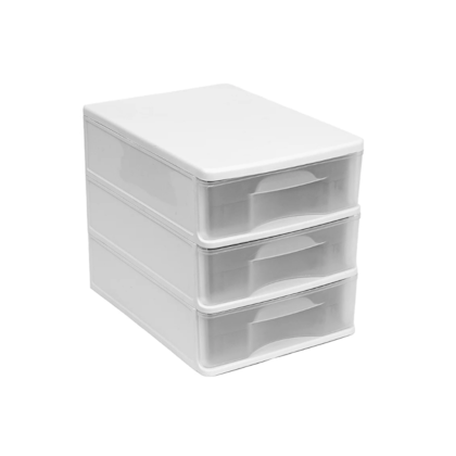 Gaveteiro de Plástico Com 3 Gavetas GV-08 São Bernardo-e62cc531-bd3c-45ca-85c3-6f13dfa97108