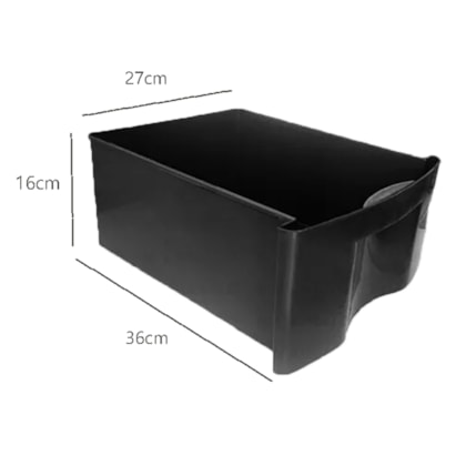 Gaveteiro Organizador Classic Com 3 Gavetas Preto GV14P São Bernardo-26faa81b-f964-43ca-9c7d-45bb44ce7831