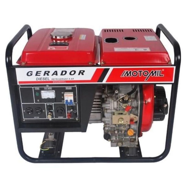 Gerador a Diesel 4T 3600w MDG 3600CL Mono Motomil-18273865-8f4d-4acf-bbbf-cac1c9912104