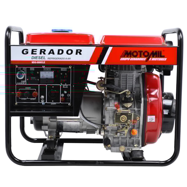 Gerador a Diesel 4T 5000w MDG 5000CLE Bivolt Motomil-1226a713-2f81-4cb0-994f-abb648252e0f