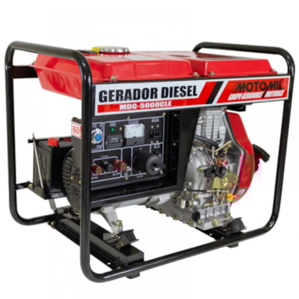 Gerador a Diesel 4T 5000w MDGT 5000CLE Trifásico Motomil-6fd5a039-03a3-4c9d-8b57-7fdce75238e6