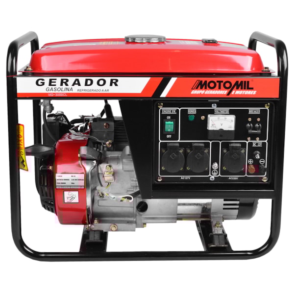 Gerador a Gasolina 3000W 6.5Hp MG 3000CL Bivolt Motomil-878b6fda-f036-4cf1-b4fb-3fd77ec550e6