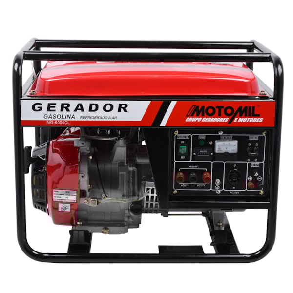 Gerador de Energia a Gasolina 5000W 7.5Hp MG5000Cl Motomil-058dd962-5215-4562-846a-0c01278b80e0