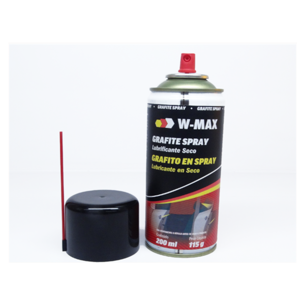 Grafite em Spray 200ml 115g W-MAX-5b3528c6-dea3-4fc3-80c5-d8167208c0d3