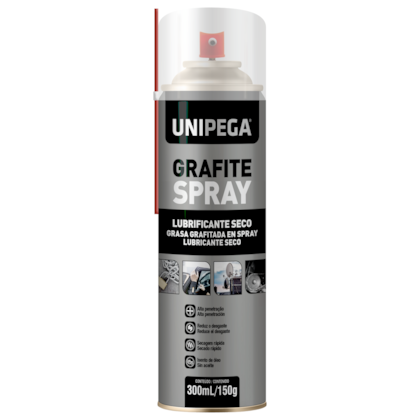 Grafite Seco 300ml Spray EXP0534.0068 Unipega