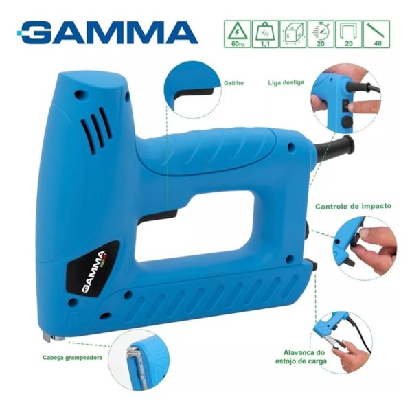 Grampeador Pinador Elétrico 6 a 12mm G1960/BR1 Gamma-e0bbecea-ab54-4c5e-a3f0-104736b9c810