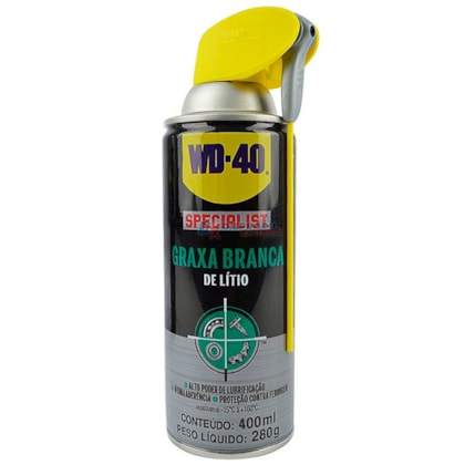 Graxa Branca de Lítio Spray 400ml WD-40