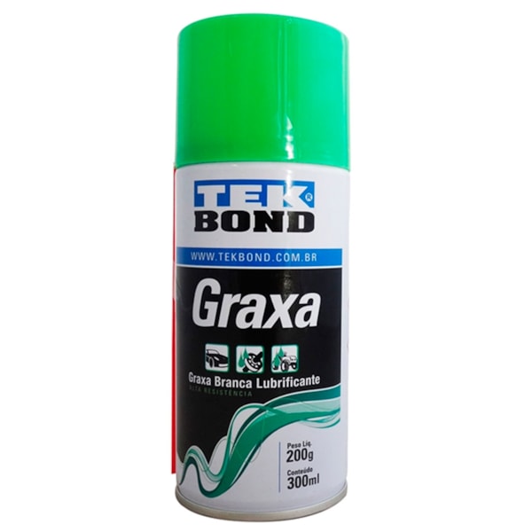 Graxa Branca Lubrificante 300ml Spray 21531000487 Tekbond-47f72f29-35f0-46e8-bbfe-7912140080a7