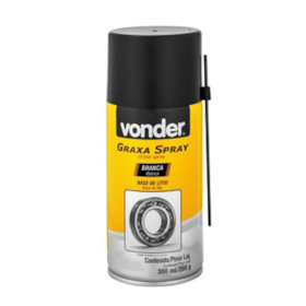 Graxa spray branca lítio 300ml 5125300200 Vonder