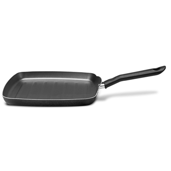 Grill Antiaderente Pro Flon Ebony em Alumínio 0,75L 24cm x 2,3cm  Preto 7190473 Brinox -8fad8b1d-1bfc-4d58-a1ae-fc4fac1850e9