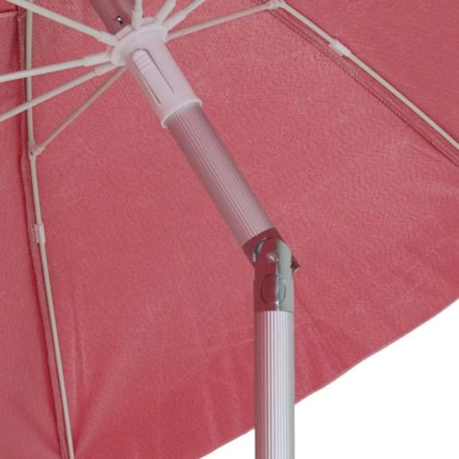 Guarda-Sol Articulado Bagum em Alumínio 2,00m Vermelho 10704 Bel Fix-ea576002-a79c-4326-8166-41e607a154f5