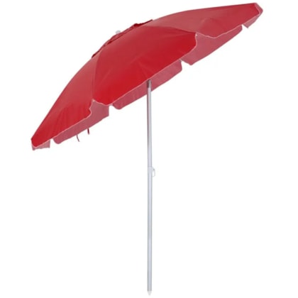 Guarda-Sol Articulado Bagum em Alumínio 2,00m Vermelho 10704 Bel Fix-4a4b2d33-743c-4b2c-976b-a57d95b1f009