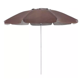 Guarda-Sol Articulado em Bagum Haste de Alumínio 2,0m Marrom 10712 Belfix