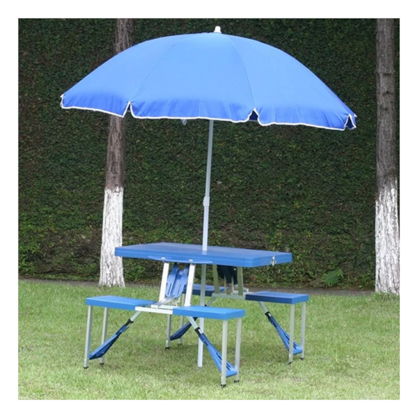 Guarda-sol Articulável Caribe com proteção UV50+ 200cm Azul 354200 Nautika-925a8783-3654-4a7f-9410-d8c1fac12115