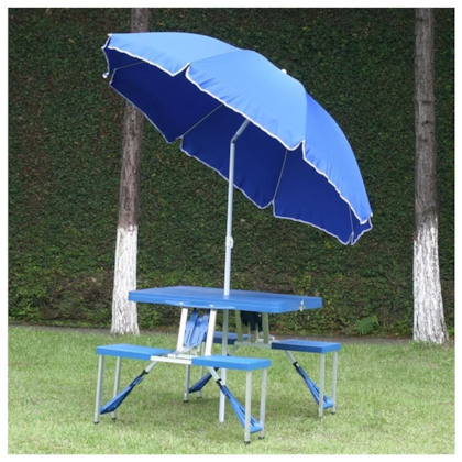 Guarda-sol Articulável Caribe com proteção UV50+ 200cm Azul 354200 Nautika-c3f6b7ac-f943-4b58-b54b-6eb1c4236638