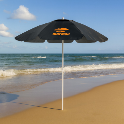 Guarda Sol Bagum 1,60M Preto e Laranja Mormaii 8669 BelFix-461ec84a-4296-4521-bbd8-3a14aa42a129