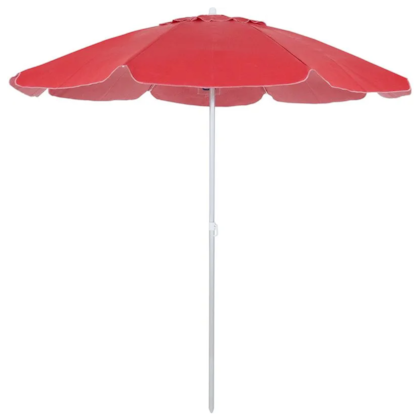 Guarda-Sol Bagum Haste de Aluminio 2,00m Vermelho 10604 Bel fix -277272d9-fb2c-4a96-a14e-8a6cfeb2b9c6