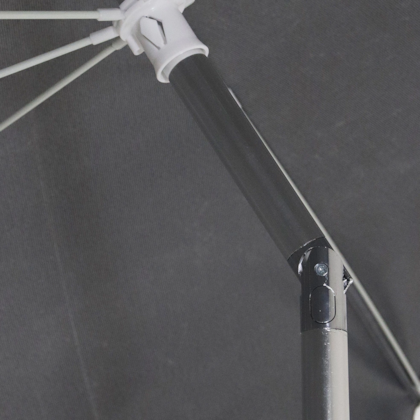 Guarda-Sol Central Bagum Articulado em Alumínio Mormaii 2,40m Preto 12167 Bel Fix-52786cec-b466-42dd-9744-2bdb3647c89d