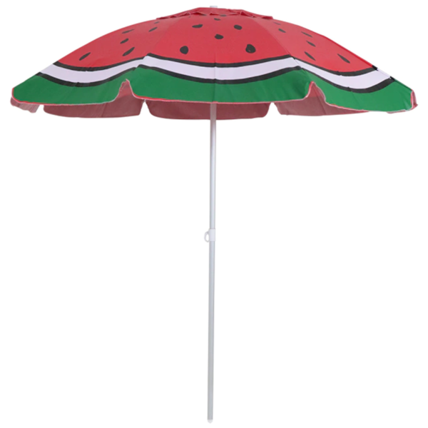 Guarda-Sol Central em Bagum Alumínio Praia 2,00m Melancia 10676 Bel Fix-a1f654c0-3ccc-4c46-8e5e-7c0638db6531