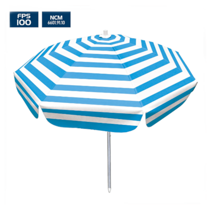 Guarda-Sol Listrado BTF 100x08 PVC/Alumínio - Azul GSL0582 Botafogo-345f0b0b-4d08-44ca-a373-c8bb3f2abb03