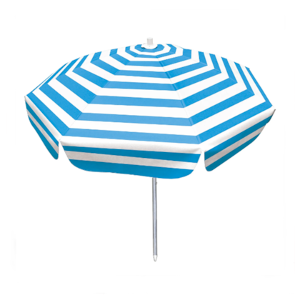 Guarda-Sol Listrado BTF 100x08 PVC/Alumínio - Azul GSL0582 Botafogo-2160c89a-6c06-46ac-a540-0d5c587d9a52