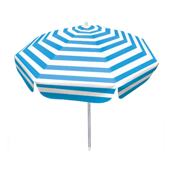 Guarda-Sol Listrado BTF 100x08 PVC/Alumínio - Azul GSL0582 Botafogo-3e117b8a-c0f3-4b6a-af2e-f34229821151