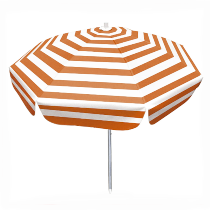 Guarda-Sol Listrado BTF 100x08 PVC/Alumínio - Vermelho GSL0583 Botafogo-9f515570-8216-4225-96a9-4b78019c4282