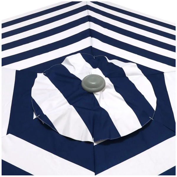 Guarda-Sol Milagres 2,60m Listrado Azul Marinho Branco Bel-5b7a8396-d15e-4663-83b8-9f50c26093f1